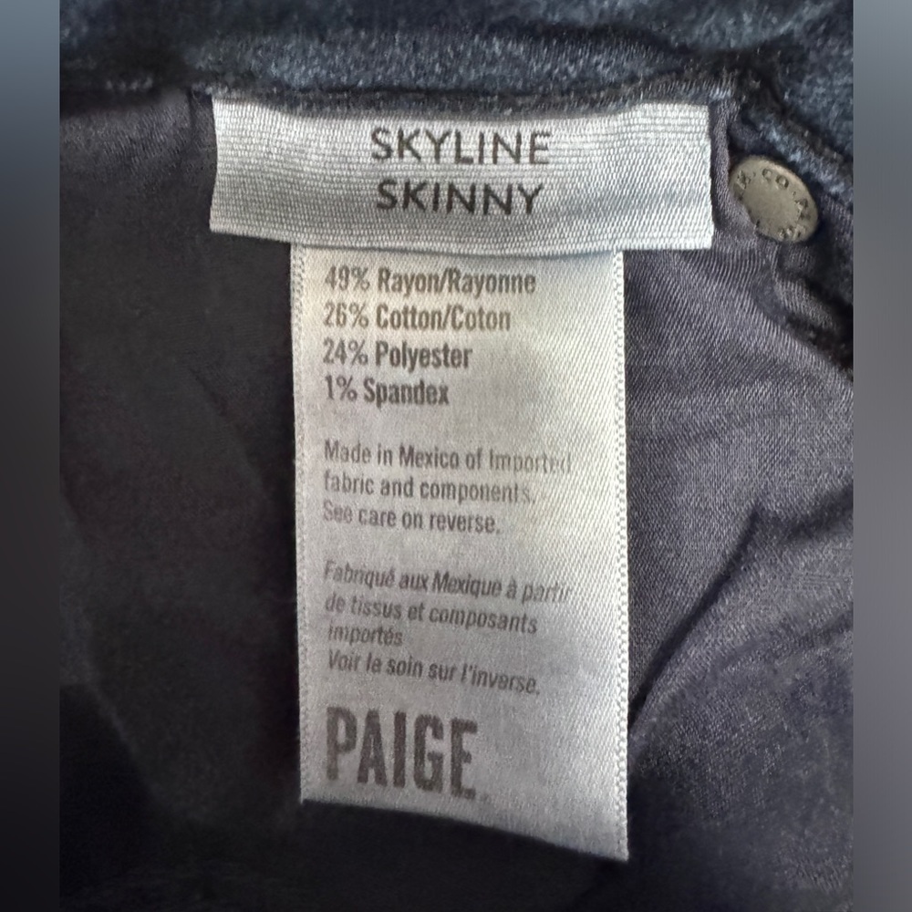 PAIGE Navy Jeans in Size 26 - Picture 8 of 12